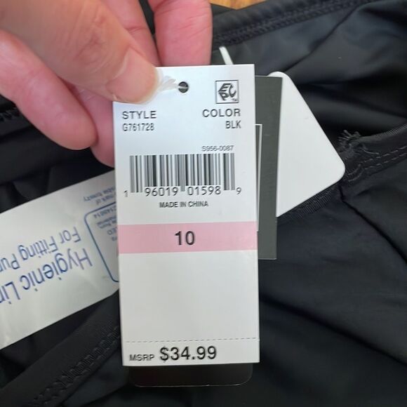 Island Escape Mariposa Ruffled Ruched Swimsuit Skirt size 10 NWT - Picture 10 of 10